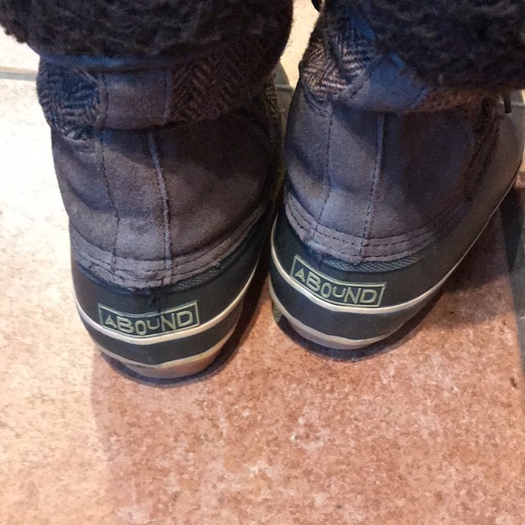 ABOUND BROWN LEATHER WINTER BOOTS SIZE 7M - Picture 10 of 16